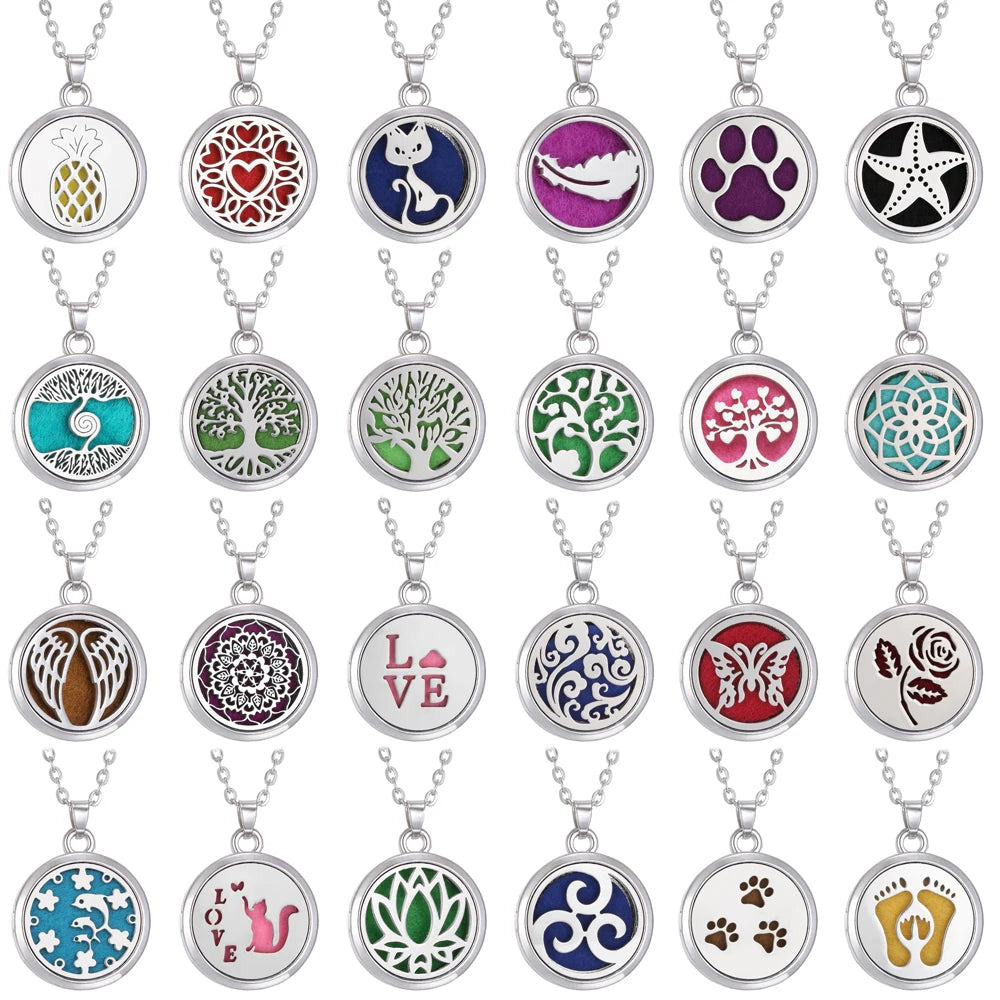 Collana Diffusore Oli Essenziali • Aromaterapia • Regalo Donnat Aroma Diffuser Necklace