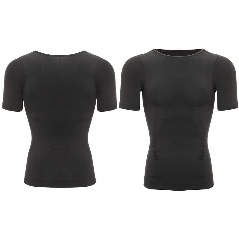 Gilet Canotta Snellente Uomo | Shapewear Modellante Vita e Postura — Controllo Pancia