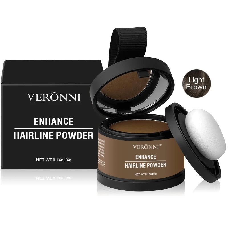 "Polvere per hairline 14 colori — Correttore linea capelli waterproof, riempitivo istantaneo per radici e diradamenti"