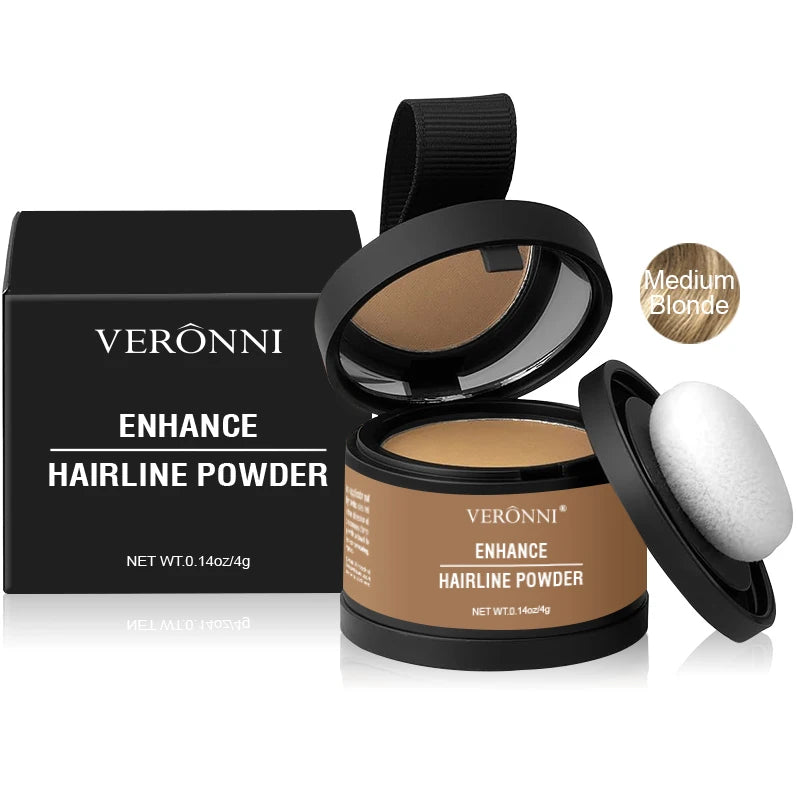 "Polvere per hairline 14 colori — Correttore linea capelli waterproof, riempitivo istantaneo per radici e diradamenti"