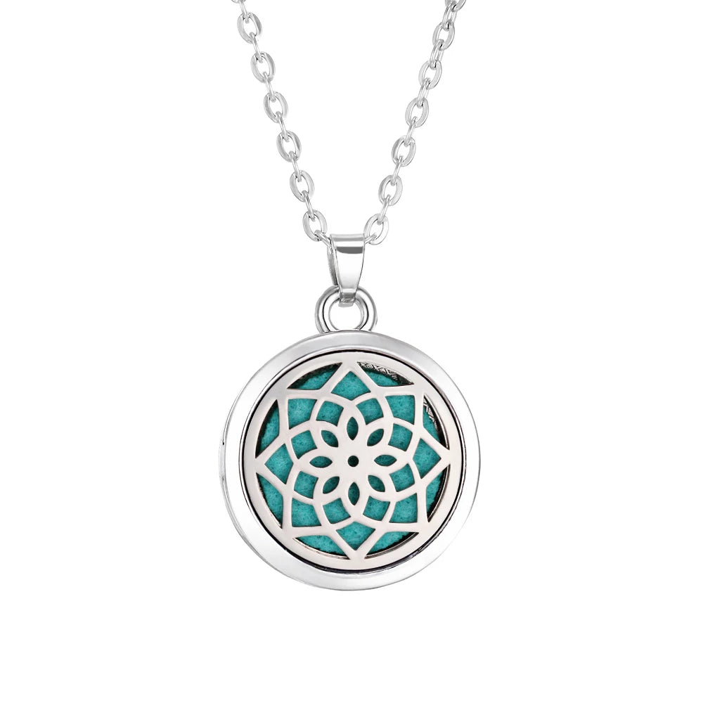Collana Diffusore Oli Essenziali • Aromaterapia • Regalo Donnat Aroma Diffuser Necklace