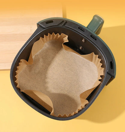 Carta Forno per Friggitrice ad Aria - 50 Fogli Antiaderenti Monouso - Spedizione Gratuita