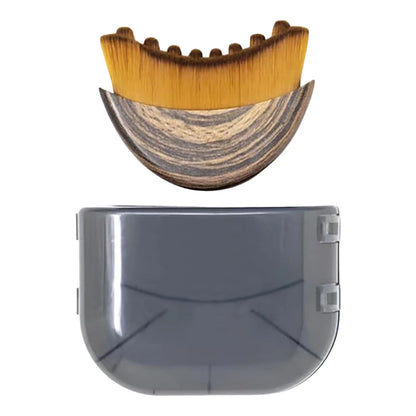 Spazzola Viso Portatile — Massaggio Linfo‑Drenante, Setole Ultra‑Morbide