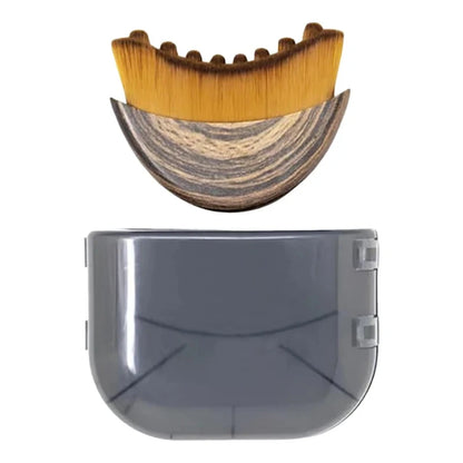 Spazzola Viso Portatile — Massaggio Linfo‑Drenante, Setole Ultra‑Morbide